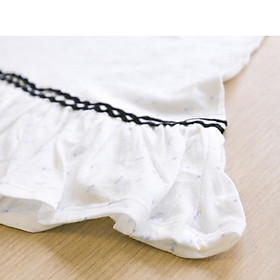 Đầm bé gái cotton 2 chiều tay cánh tiên 