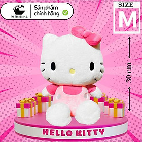 Gấu Bông Hello Kitty Size M Cho Bé Cao Cấp, Thú bông hello kitty cho bé, Gấu Bông Mềm Mịn Size 30cm, Quà tặng đáng yêu - Sản phẩm chính hãng, Phân phối bởi Teenbox