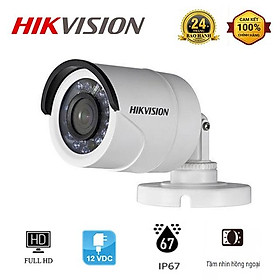 Mua Camera Analog Thân Trụ Hikvision DS-2CE16D0T-IR và DS-2CE16D0T-IRP hồng ngoại 20m  IP66- Hàng Chính Hãng