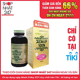 Thực phẩm chức năng Tảo xoắn Spirulina nội địa Nhật Bản 2200 viên