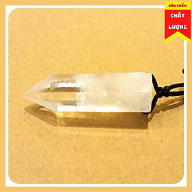 Mua Mặt dây chuyền Thạch-Anh-Trắng trụ lục giác tự nhiên