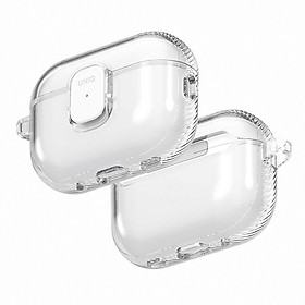 Bao Case cho Airpods Pro 3 UNIQ Glase Pro Ultra Clear Snap Closure Case - Hàng Chính Hãng
