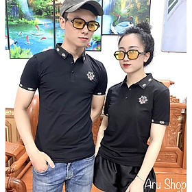 Áo đôi nam nữ, áo polo nam, áo polo nữ hàng cotton - Aru Shop