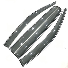 Bộ vè che mưa chỉ mạ Crom cao cấp dành cho xe Chevrolet Trailblazer