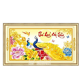 Tranh thêu Phú quý cát tường 53431
