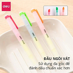 Bút Nhớ Dòng Deli 2 Đầu EU35304