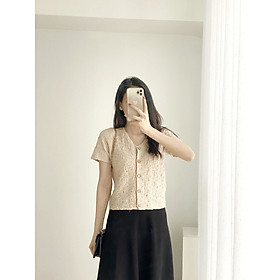 YU CHERRY | Áo nữ Crop Body Shirt YA384