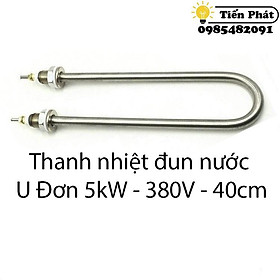 Thanh nhiệt nấu nước 5kw 40cm 380V