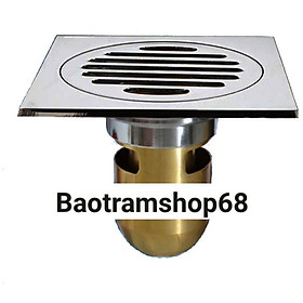 Mua  CHỐNG HÔI 100%  Phễu thoát sàn đúc dày nặng bằng đồng cao cấp Hố ga SIÊU THOÁT NƯỚC lắp vừa phi 60 và 90