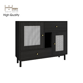 Mua  Happy Home Furniture  ROTAN  Tủ lưu trữ 2 ngăn kéo 2 cửa mở - chân sắt  100cm x 30cm x 80cm ( DxRxC)  TCM_132