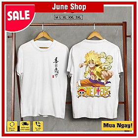 Áo thun One Piece in hình Luffy Gear 5, mẫu áo mới HOT nhất, siêu độc, chất nhất