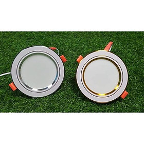 Mua Đèn LED âm trần Downlight chuyển màu sắc 3 cơ chế 9W -  đèn trần DT