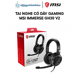 Tai nghe có dây gaming MSI Immerse GH30 V2 S37-2101001-SV1 Hàng chính hãng