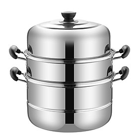 Mua Nồi Hấp Inox 3 Tầng 30Cm Siêu Bên Tiện Lợi - Hàng Chất Lượng