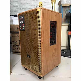 Loa kéo karaoke Kiomic K123 kèm 02 mic cao cấp - Hàng Chính Hãng