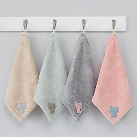 Mua Khăn lau tay nhà bếp siêu thấm có móc treo chất liệu Microfiber mềm mịn