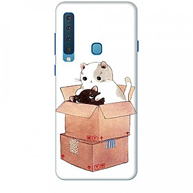 Ốp lưng dành cho điện thoại  SAMSUNG GALAXY A7 2018 Mèo Con Dễ Thương
