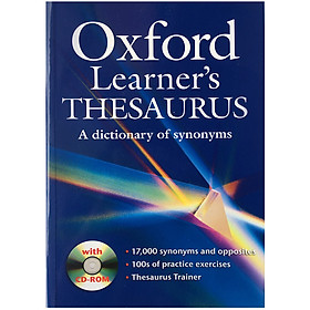 [Download Sách] Oxford Learner's Thesaurus with CD-ROM