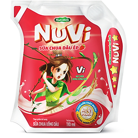 Sữa chua Nuvi Dâu túi 110ml - 13211
