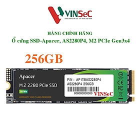 Hình ảnh Ổ cứng SSD Apacer 256GB AS2280P4 M.2 PCIe NVMe Gen 3x4 - Hàng chính hãng