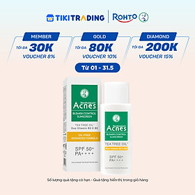Kem chống nắng cho da dầu mụn Acnes Blemish Control Sunscreen 50g
