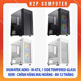 BÁO GIÁ Vỏ Case Xigmatek Gemini White | Shopee Lazada Sendo Tiki mới nhất 42 Vỏ Case Xigmatek AERO - M- ATX Black & Arctic - Hàng Chính Hãng