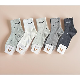 SET 5 ĐÔI TẤT VỚ NỮ CAO CỔ MÃ 23 DÀNH CHO NỮ