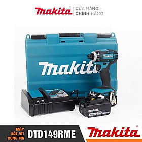 Máy vặn vít dùng pin(18v) Makita DTD149RME