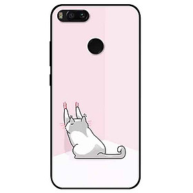 Ốp lưng in cho Xiaomi Mi A1 Mẫu Mèo Cào