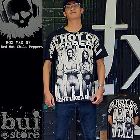 Áo Rock: áo phông Red Hot Chili Peppers ROX MSD 07 in tràn