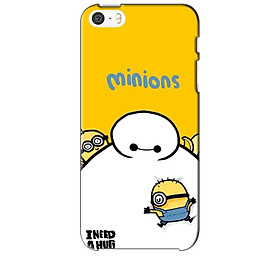 Ốp lưng dành cho điện thoại IPHONE 5 hinh Big Hero Minions