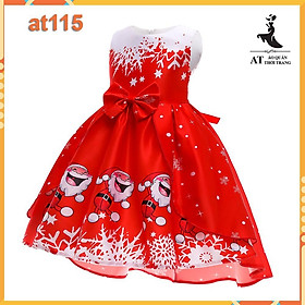 Đầm noel bé gái từ 10 đến 35kg hàng quảng châu cao cấp Đầm Noel Cho Bé Gái được thiết kế chuẩn cho bé từ 12kg đến 45kg