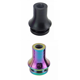 Knob Retainer Adapter for Manual Gear Shifter Lever Black + Multicolor