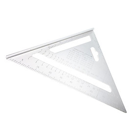 Aluminum Alloy Measuring Square  7 Inch Triangle Ruler Miter Framing