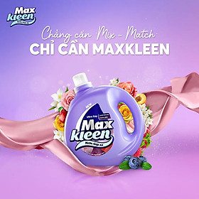 Túi Nước Giặt Xả MaxKleen Hương Huyền Diệu Sạch Khuẩn Thơm Mềm Tiện Lợi & Tiết Kiệm 2.4KG