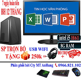 Bộ máy tính để bàn VLimited cao cấp i5 33308G SSDHDD Văn Phòng, GAME sản phẩm trọn bộ - Hàng chính hãng - Màn 22 inch Mới - Cá Nhân