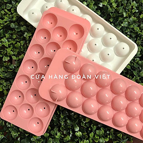 Mua Combo 2 Khay Đá Bi 20 viên - Khuôn Rau Câu Bóng Nước