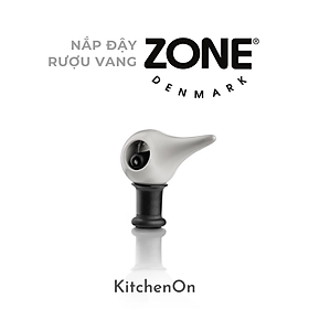 Nắp đậy chai rượu vang Bird, màu xám