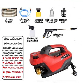 Mua Máy xịt rửa xe gia đình phun áp lực cao mô tơ cảm ứng từ   điều chỉnh áp lực nước  tự hút nước thông minh  chống cháy  hàng chuẩn hãng sản xuất theo công nghệ hiện đại.