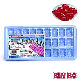 Mua Khay đá 27 viên hình gấu  khay làm rau câu  socola KĐ24 Vĩnh Trường