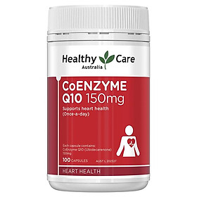 Healthy Care Coenzyme Q10 150mg 100 Capsules Dietary Supplement