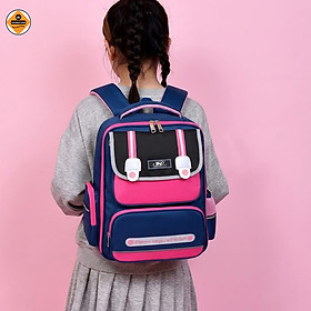 Balo học sinh nữ thời trang TNBags Smart Pink – Balo học sinh nữ chống nước, thiết kế dễ thương form đứng cao cấp TN.B 3112