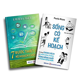 Hình ảnh Bộ Sách Kỹ Năng Lập Kế Hoạch Hiệu Quả : Sống Có Kế Hoạch + 7 Bước Thiết Lập Kế Hoạch Cuộc Đời