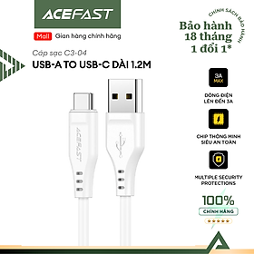 Cáp Acefast USB-A to Type C (1.2m) - C3-04 Hàng chính hãng Acefast