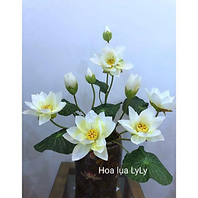 Mua Cành hoa sen cắm bình trang trí bàn phật-nhà cửa/Hoa giả như hoa thật