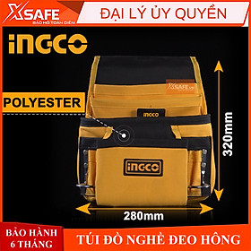 Mua Túi dụng cụ đeo hông Ingco HTBP01011 túi đựng đồ nghề đa năng cơ khí  điện lạnh  công trình  vải polyester siêu bền bỉ