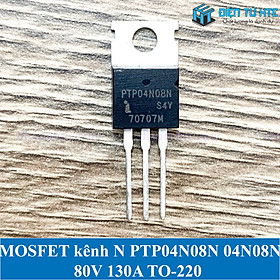 MOSFET kênh N PTP04N08N 04N08N 80V 130A TO-220