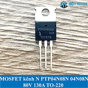 Mua MOSFET kênh N PTP04N08N 04N08N 80V 130A TO-220