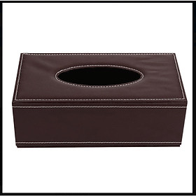 Mua Hộp giấy ăn bọc da cao cấp tiện dụng TD01 - tặng cắt móng tay hình thú