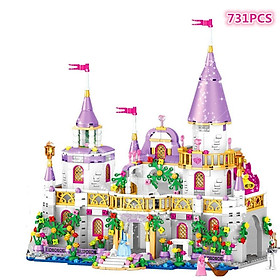 Bộ xếp gạch Lâu đài Windsor, quà tặng sinh nhật và đồ chơi giáo dục cho bé